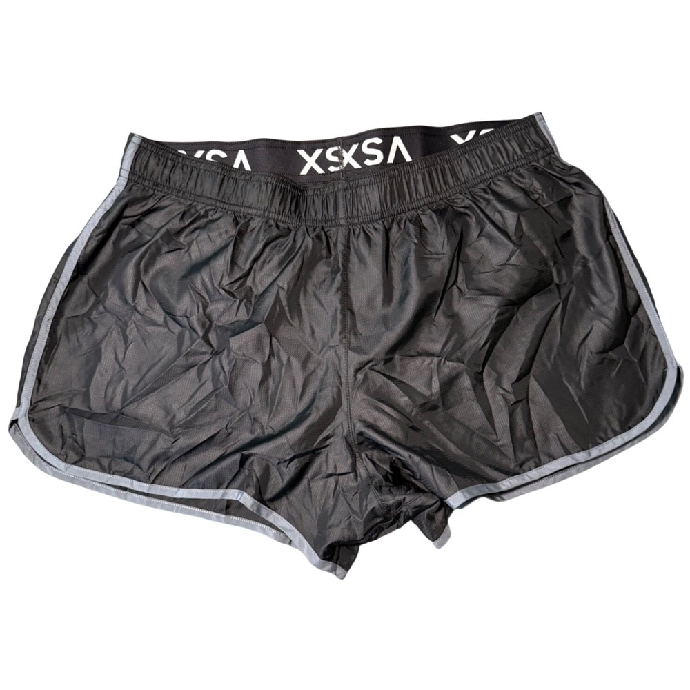 VSX Sport The Player Black‎ Running Shorts Gym Girl Athleisure Large